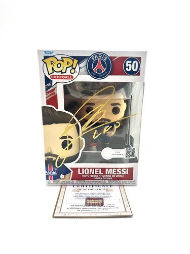 Lionel messi hand signed funko - hand,